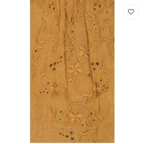 Free PEOPLE faraway fields blouse top embroidered boho xs - Picture 7 of 15